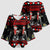 Chicken Farm Christmas Kimono Sleeve Blouse Xmas Holiday Patterns - Wonder Print Shop