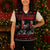 Chicken Farm Christmas Knitted V-Neck Vest Xmas Holiday Patterns - Wonder Print Shop