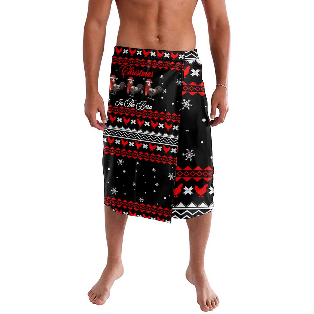 Chicken Farm Christmas Lavalava Xmas Holiday Patterns - Wonder Print Shop