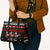 Chicken Farm Christmas Leather Bag Xmas Holiday Patterns - Wonder Print Shop