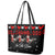 Chicken Farm Christmas Leather Tote Bag Xmas Holiday Patterns - Wonder Print Shop