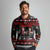 Chicken Farm Christmas Long Sleeve Polo Shirt Xmas Holiday Patterns - Wonder Print Shop