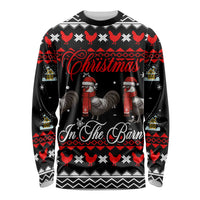 Chicken Farm Christmas Long Sleeve Shirt Xmas Holiday Patterns - Wonder Print Shop