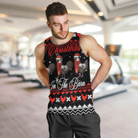 Chicken Farm Christmas Men Tank Top Xmas Holiday Patterns - Wonder Print Shop