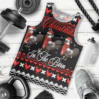 Chicken Farm Christmas Men Tank Top Xmas Holiday Patterns - Wonder Print Shop