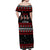 Chicken Farm Christmas Off Shoulder Maxi Dress Xmas Holiday Patterns - Wonder Print Shop