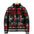 Chicken Farm Christmas Padded Jacket Xmas Holiday Patterns - Wonder Print Shop