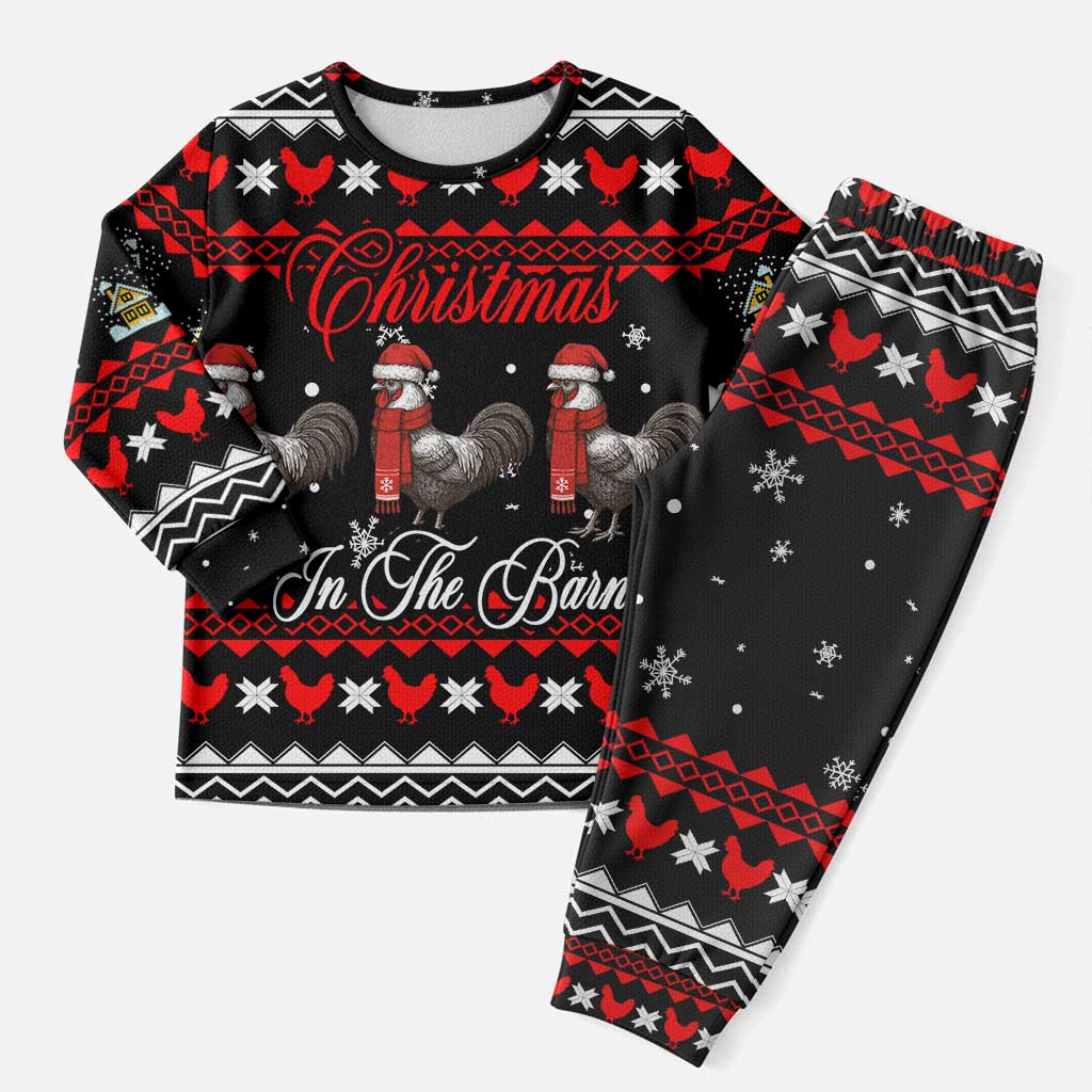 Chicken Farm Christmas Pajama Set Xmas Holiday Patterns - Wonder Print Shop