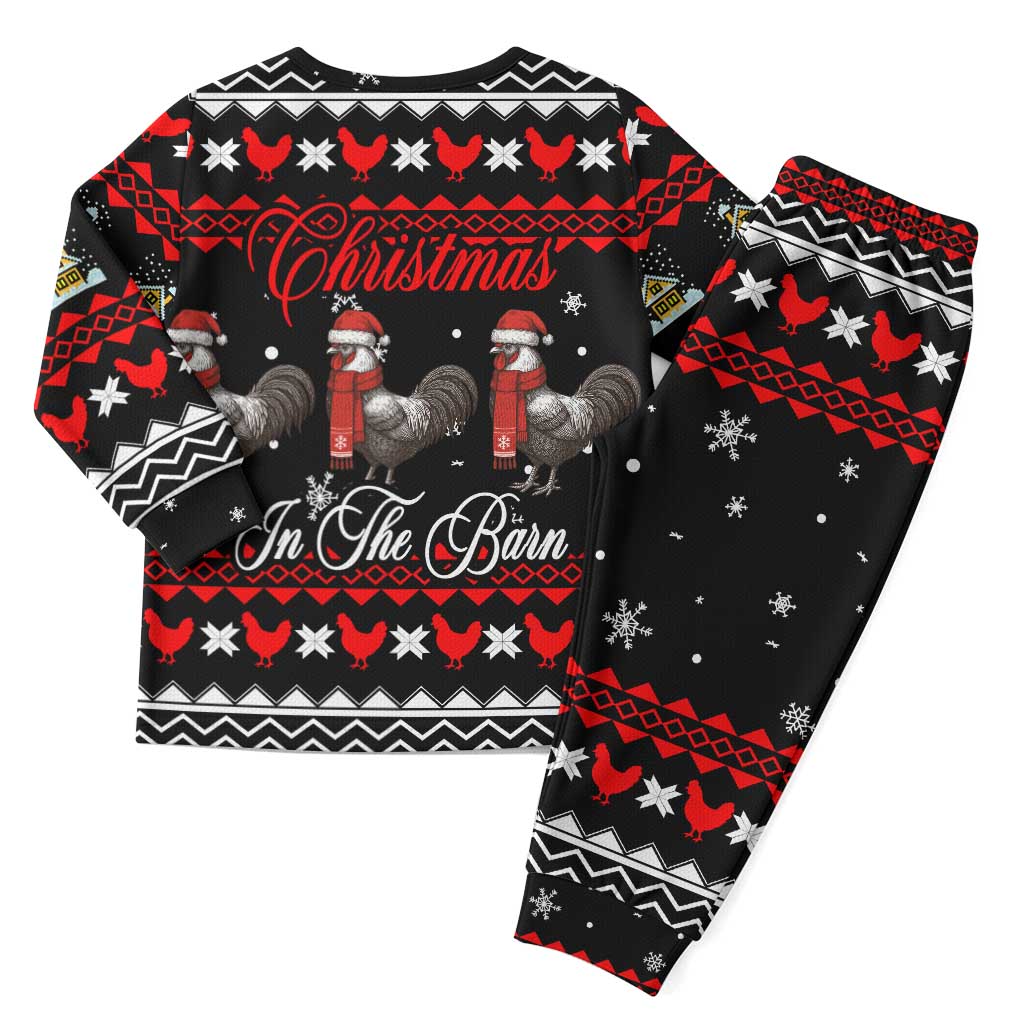 Chicken Farm Christmas Pajama Set Xmas Holiday Patterns - Wonder Print Shop