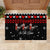 Chicken Farm Christmas Rubber Doormat Xmas Holiday Patterns - Wonder Print Shop