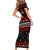 Chicken Farm Christmas Short Sleeve Bodycon Dress Xmas Holiday Patterns - Wonder Print Shop