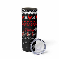Chicken Farm Christmas Skinny Tumbler Xmas Holiday Patterns - Wonder Print Shop