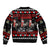 Chicken Farm Christmas Sleeve Zip Bomber Jacket Xmas Holiday Patterns - Wonder Print Shop