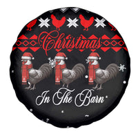 Chicken Farm Christmas Spare Tire Cover Xmas Holiday Patterns - Wonder Print Shop