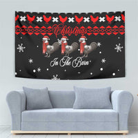 Chicken Farm Christmas Tapestry Xmas Holiday Patterns - Wonder Print Shop