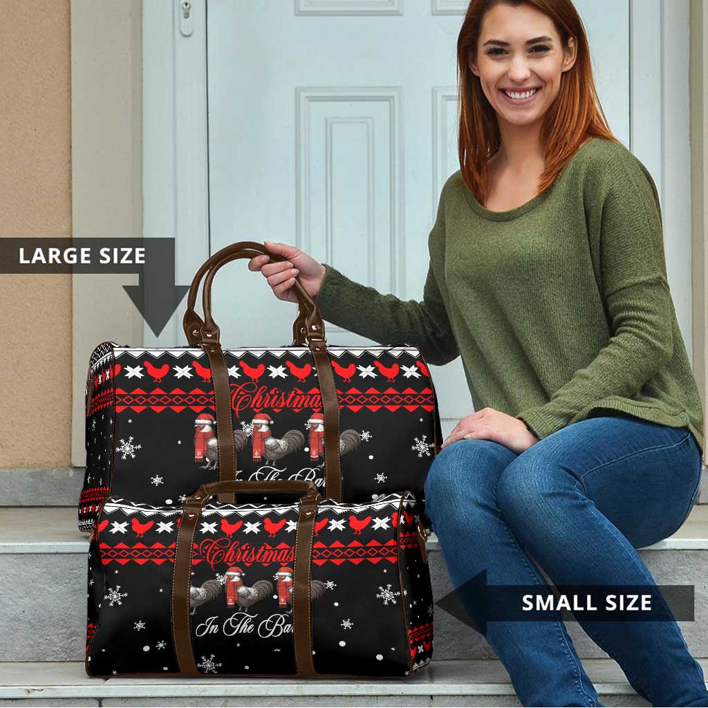 Chicken Farm Christmas Travel Bag Xmas Holiday Patterns - Wonder Print Shop