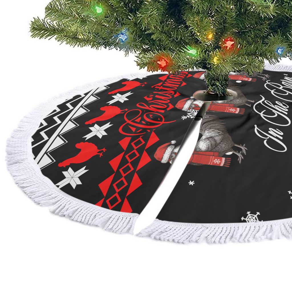 Chicken Farm Christmas Tree Skirt Xmas Holiday Patterns - Wonder Print Shop