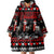 Chicken Farm Christmas Wearable Blanket Hoodie Xmas Holiday Patterns - Wonder Print Shop