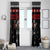 Chicken Farm Christmas Window Curtain Xmas Holiday Patterns - Wonder Print Shop