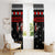 Chicken Farm Christmas Window Curtain Xmas Holiday Patterns - Wonder Print Shop