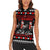 Chicken Farm Christmas Women Sleeveless Polo Shirt Xmas Holiday Patterns - Wonder Print Shop