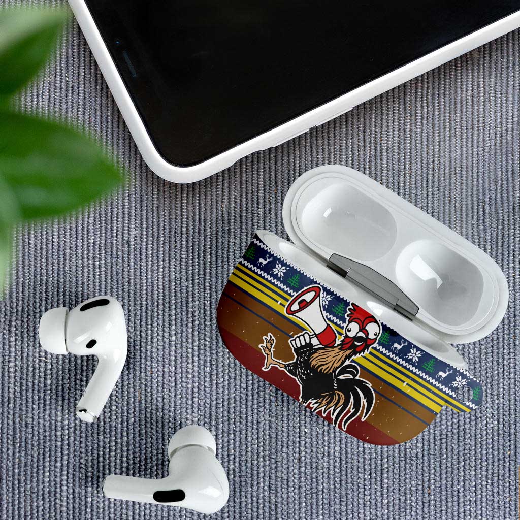 Chicken It Twice Christmas AirPods Case Xmas Holiday Patterns - Wonder Print Shop