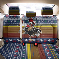 Chicken It Twice Christmas Back Car Seat Cover Xmas Holiday Patterns - Wonder Print Shop