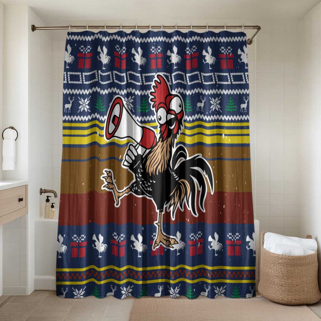 Chicken It Twice Christmas Bathroom Set Xmas Holiday Patterns - Wonder Print Shop