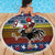 Chicken It Twice Christmas Beach Blanket Xmas Holiday Patterns - Wonder Print Shop