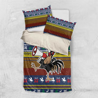 Chicken It Twice Christmas Bedding Set Xmas Holiday Patterns - Wonder Print Shop