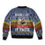 Chicken It Twice Christmas Bomber Jacket Xmas Holiday Patterns - Wonder Print Shop