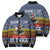 Chicken It Twice Christmas Bomber Puffer Jacket Xmas Holiday Patterns - Wonder Print Shop