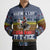 Chicken It Twice Christmas Bomber Puffer Jacket Xmas Holiday Patterns - Wonder Print Shop