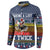 Chicken It Twice Christmas Button Sweatshirt Xmas Holiday Patterns - Wonder Print Shop