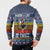 Chicken It Twice Christmas Button Sweatshirt Xmas Holiday Patterns - Wonder Print Shop