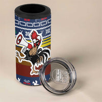 Chicken It Twice Christmas 4 in 1 Can Cooler Tumbler Xmas Holiday Patterns - Wonder Print Shop