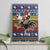 Chicken It Twice Christmas Canvas Wall Art Xmas Holiday Patterns - Wonder Print Shop