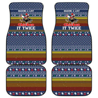 Chicken It Twice Christmas Car Mats Xmas Holiday Patterns - Wonder Print Shop