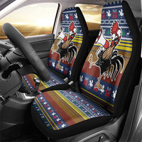 Chicken It Twice Christmas Car Seat Cover Xmas Holiday Patterns - Wonder Print Shop