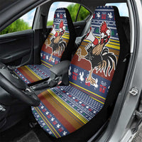 Chicken It Twice Christmas Car Seat Cover Xmas Holiday Patterns - Wonder Print Shop