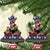 Chicken It Twice Christmas Ceramic Ornament Xmas Holiday Patterns - Wonder Print Shop