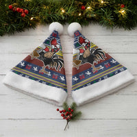 Chicken It Twice Christmas Santa Hat Xmas Holiday Patterns - Wonder Print Shop