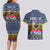 Chicken It Twice Christmas Couples Matching Long Sleeve Bodycon Dress and Hawaiian Shirt Xmas Holiday Patterns - Wonder Print Shop