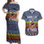 Chicken It Twice Christmas Couples Matching Off Shoulder Maxi Dress and Hawaiian Shirt Xmas Holiday Patterns - Wonder Print Shop