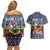 Chicken It Twice Christmas Couples Matching Off Shoulder Short Dress and Hawaiian Shirt Xmas Holiday Patterns - Wonder Print Shop