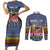 Chicken It Twice Christmas Couples Matching Short Sleeve Bodycon Dress and Long Sleeve Button Shirt Xmas Holiday Patterns - Wonder Print Shop