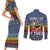 Chicken It Twice Christmas Couples Matching Short Sleeve Bodycon Dress and Long Sleeve Button Shirt Xmas Holiday Patterns - Wonder Print Shop