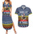 Chicken It Twice Christmas Couples Matching Summer Maxi Dress and Hawaiian Shirt Xmas Holiday Patterns - Wonder Print Shop