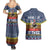 Chicken It Twice Christmas Couples Matching Summer Maxi Dress and Hawaiian Shirt Xmas Holiday Patterns - Wonder Print Shop
