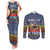 Chicken It Twice Christmas Couples Matching Tank Maxi Dress and Long Sleeve Button Shirt Xmas Holiday Patterns - Wonder Print Shop